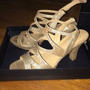Naturalizer Shoes - sparkly gold heels Naturalizer Shoes - sparkly gold heels